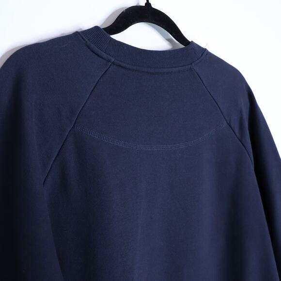 ZIMMERMANN Starcat Embroidered Sweatshirt Navy Pullover Terry Women's 3/US 10 - Picture 6 of 9